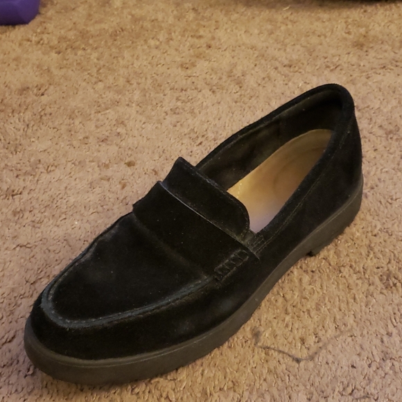 Huge Lot of 9 pairs of black shoes sz 7-8 - Picture 5 of 10